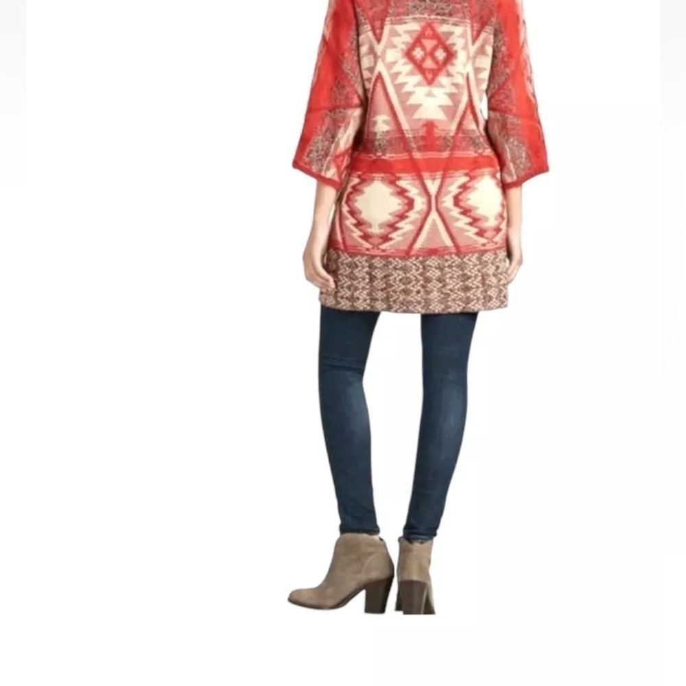 Lucky Brand Cardigan Size XS / S Sedona Western Open Front Aztec Boho Cabincore - Picture 2 of 8